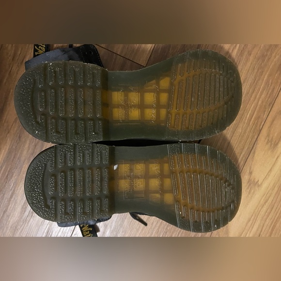 Black and grey tie die doc martens with box size 8 - Picture 3 of 5